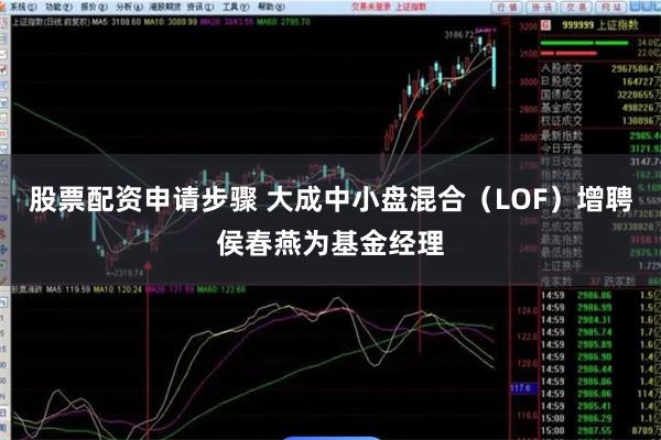 股票配资申请步骤 大成中小盘混合（LOF）增聘侯春燕为基金经理